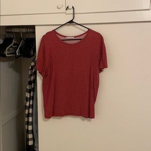 Red Zara tee